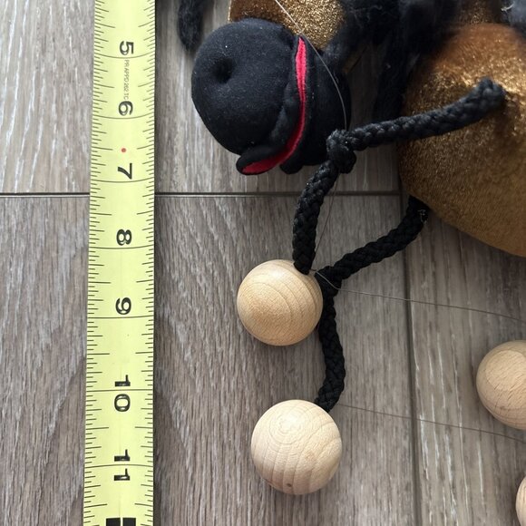 12"Plush Body & Wooden Horse Hand Puppet Marionette “Limited Edition” Made In UK - Picture 6 of 6